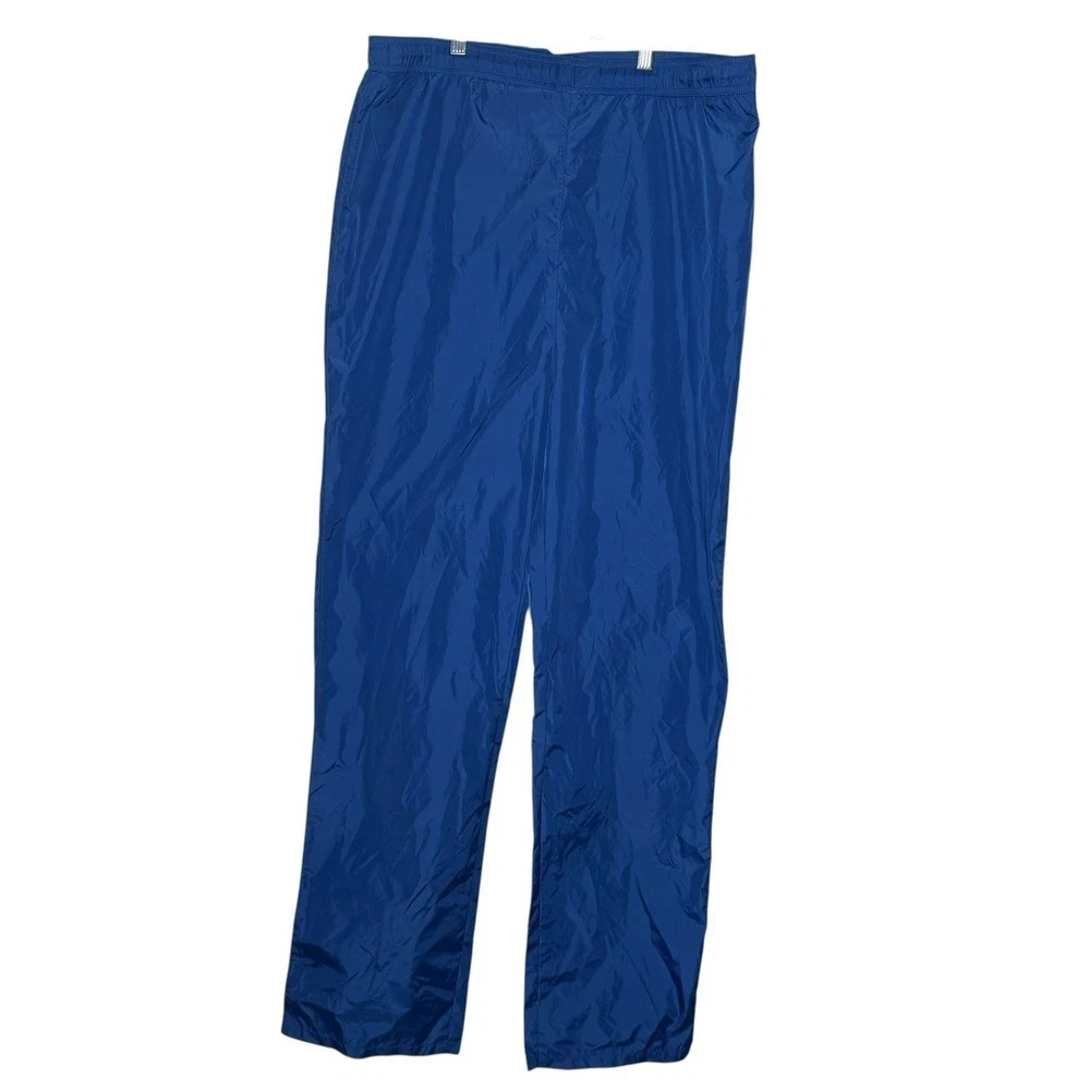 Woolrich Teton Mens Nylon Pants M Royal Blue Adjustable Hem Outdoor Hiking Wind