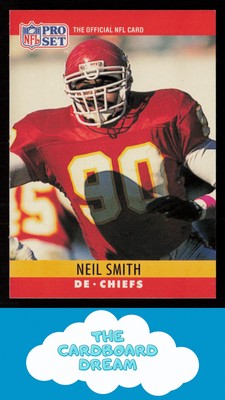 Neil Smith 1990 Pro Set #147 Kansas City Chiefs