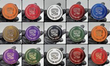 Cadillac 2.25 Metal Chip Emblems In Chrome Gold Sets Of 4 Cadillac 2.25 Metal Chip Emblems In Chrome Gold Sets Of 4