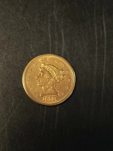 1861-S Liberty Quarter Eagle — photo from the most recent tracked eBay sale