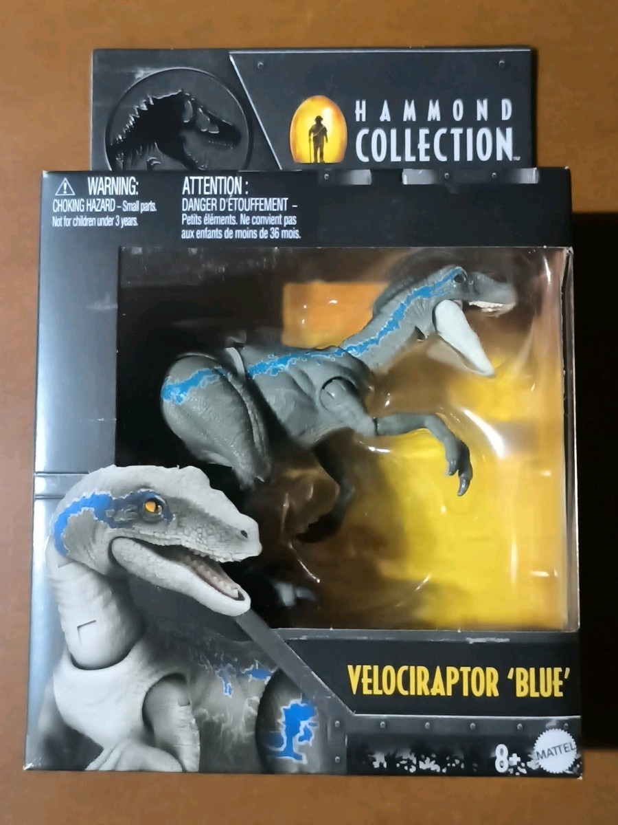 Jurassic World Park Raptor Hammond Collection Velociraptor Blue