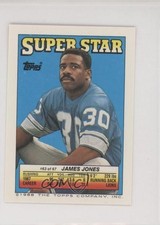 1988 Topps Super Star Sticker Back Cards ( 262) Bo Jackson James Jones #63 8d2