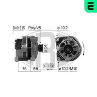 Era Lichtmaschine Generator Lima 210669A FüR Bmw Opel Rover 14V Omega Caravan Z3