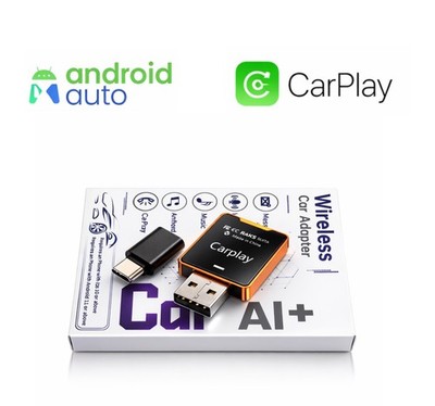 X-Cube Kabelloser Apple CarPlay Android Auto Adapter Plug Play