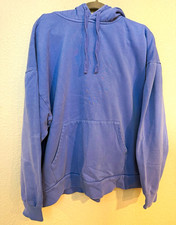 A ropostale Blue Pullover Hoodie Fleece with Pockets - XL