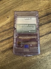 OEM Gameboy Color Atomic Purple Rear Shell Shown Only No Screws Parts Game Boy