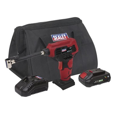 Sealey Kabelloses Luftpumpen-Kit 20V 2Ah SV20 Serie CP20VAPKIT1
