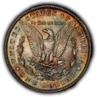 1898-O $1 Morgan Silver Dollar - PQ Rainbow Toning - UNC - SKU-D7603