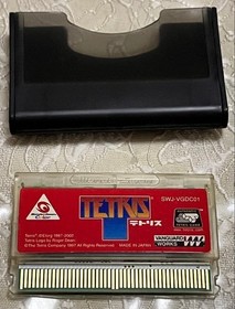 Tetris Wonderswan color SWJ-VGDC01 2002 Region free Bandai Puzzle game USED