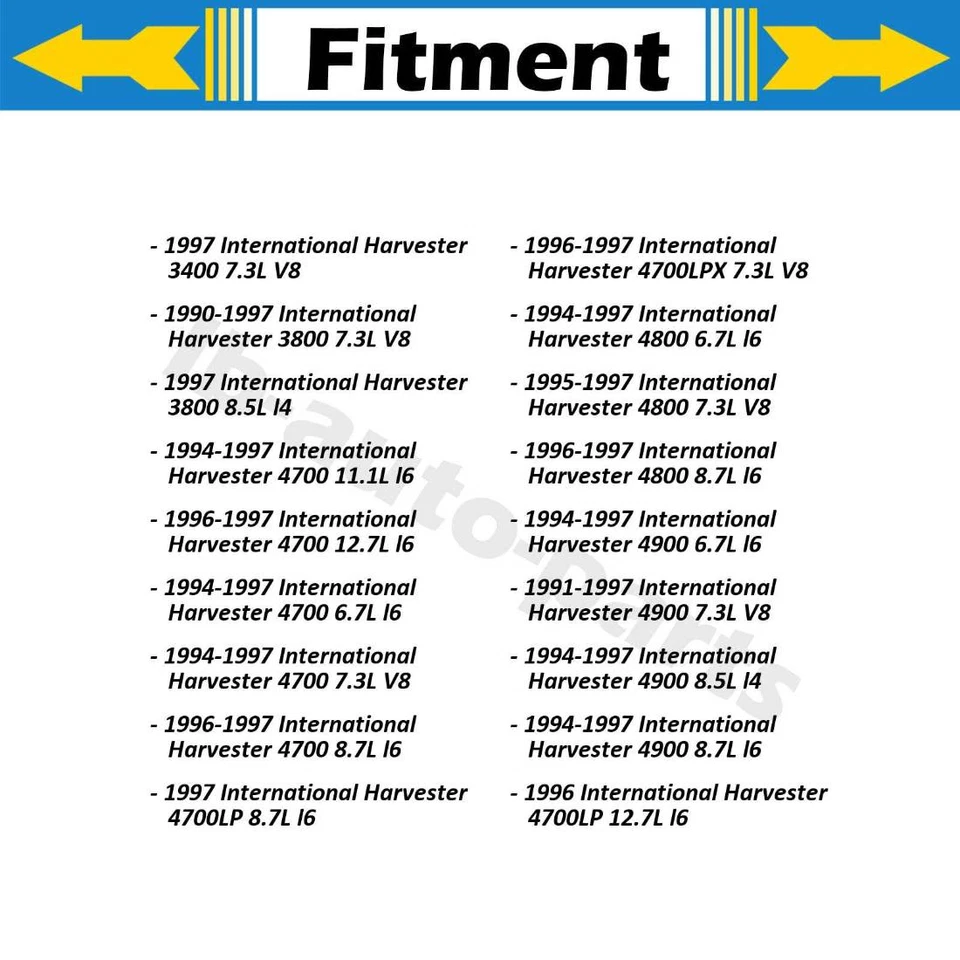 Linha de mangueira de freio Sunsong dianteira 2x para 1993 International Harvester 3600 7,6L - Imagem 2 de 4