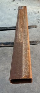 (9') 12" x 6" x 1/2" (0.5") Rectangle Steel Tubing — 9' Long Piece Surface Rust