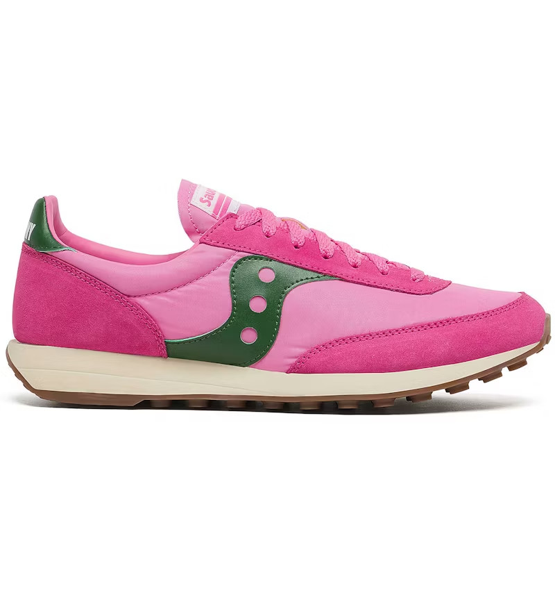 Saucony Originals UK 3.5 Unisex Trainer 80 Trainers Pink/Forest Rose S70884-6New