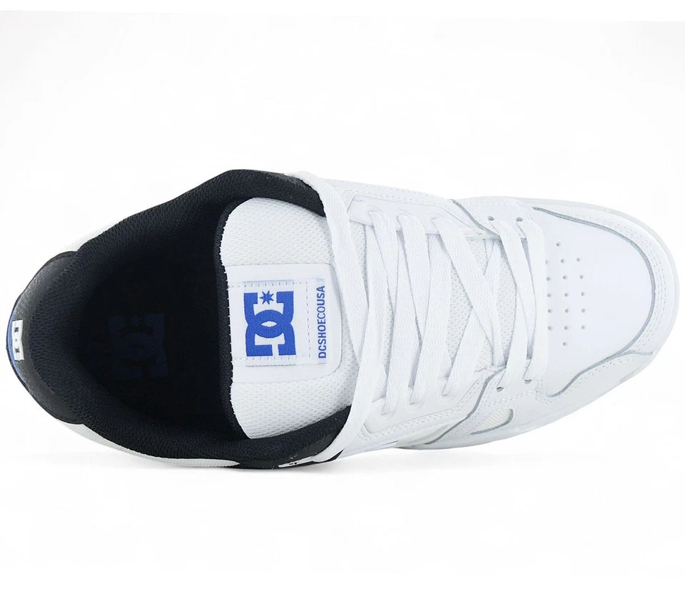 DC SHOES STAG - Hombre Sneakers Blancos DC01813-100 Skate Skater Zapatos NUEVOS - Imagen 4 de 4