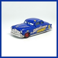 Disney Cars Fabulous Hudson Hornet 1:55 Blue DieCast Car Vehicle Pixar Mattel
