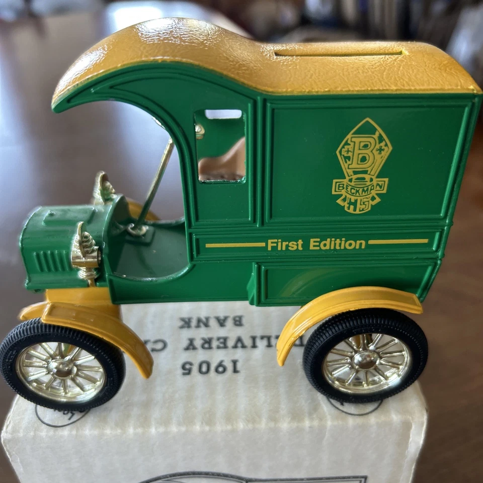 Ford Delivery Car Bank 1905 edición limitada Beckman primera edición Ertl nuevo Foto 2 de 4
