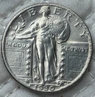 Uncirculated 1930-P STANDING LIBERTY Quarter Nice Grade,  Great Luster!
