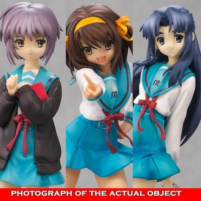 The Melancholy of Haruhi Suzumiya''  Ryoko Asakura Yuki Nagato figure set of 3