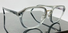 Warby Parker Eyeglasses Beau W 1179 Slate Grey Crystal / Antique Silver Frames