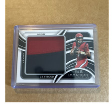 Panini 2024 Immaculate Football C.J. Stroud Patches #IL-CJS 20/25 Texans
