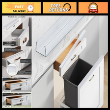 24" Cabinet Door Edge Protectors - Flexible Plastic Guards, 10 PCS, Prevent Wear