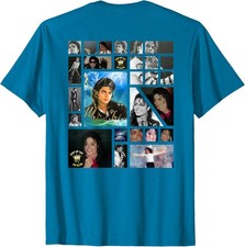 Michael Jackson Inspired Collage On Back Unisex T-Shirt