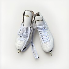 DBX Youth Size 3 Ice Skates - White - Gently Used