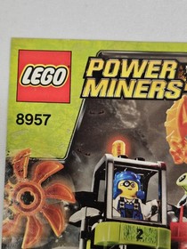Lego Power Miners 8957 Mine Mech Instruction Manual Good Condition