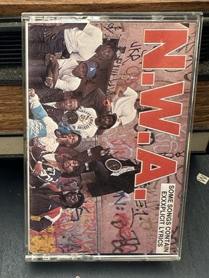 NWA and The Posse Original 1988 Cassette Tape Ruthless Records Dr. Dre Ice Cube