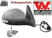 VAN Wezel 5745818 AußEnspiegel Rechts Spiegel AußEn FüR VW