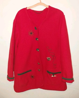 STAPF Damen Trachten Jacke Gr. 44 Rot