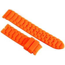 Versus by Versace VRS-3C61200000 Orange unisex Rubber Watch Band New