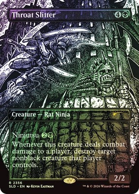 MTG FOIL Throat Slitter Borderless - Secret Lair Drop #2356 | eBay