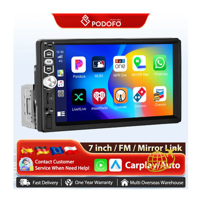 USB Auto Multimedia Player 7 zoll 2din Auto Radio Android Auto Carplay MP5