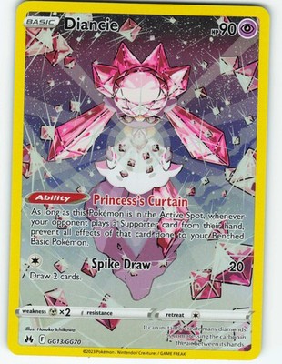 Diancie - GG13/GG70 Crown Zenith - Pokémon TCG - 2023