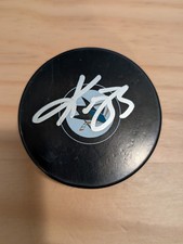 Kiefer Sherwood San Jose Sharks Autographed Puck