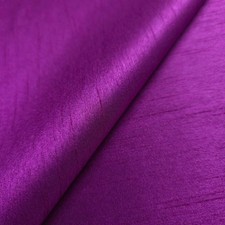 Premium Faux Silk Dupioni Fabric Regal Magenta Purple 58" by /Yard Poly Shantung
