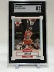 Michael Jordan SGC 8  1990-91 Fleer Collector Card  MJ Basketball Bulls