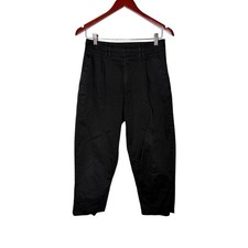 Ayr black crop barrel cotton pants sz 4