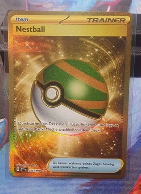 Pokemon Nestball GOLD | Deutsch 255/198 Karmesin & Purpur | Near Mint