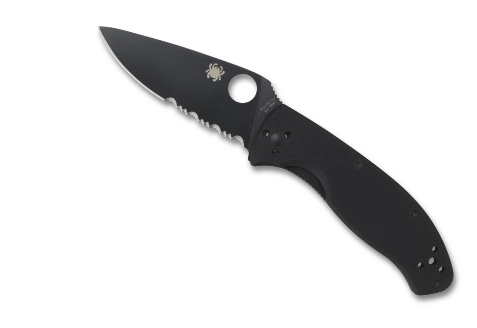Spyderco Knives Tenacious Liner Lock C122GBBKPS Black G10 Stainless Pocket Knife - Image 3 of 4