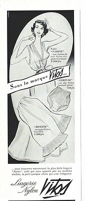 Bas nylon vintage VITOS 1045 mulot T3 • EUR 7,50 - FR