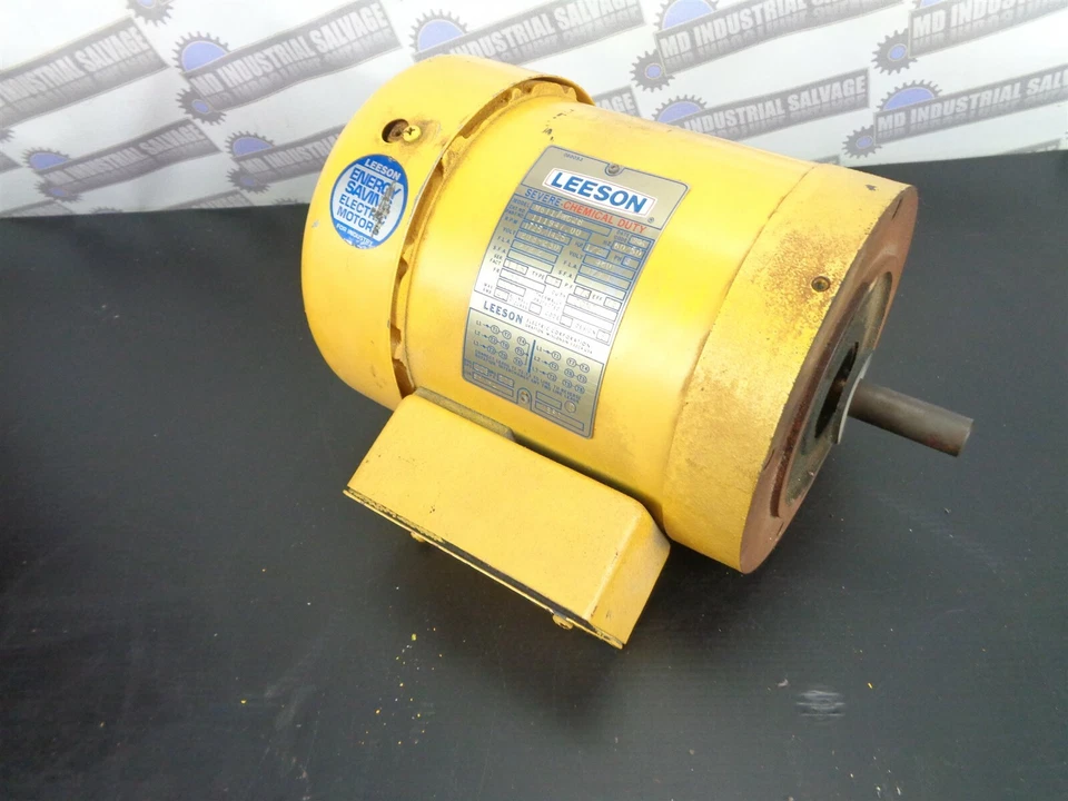 (NUEVO) MOTOR LEESON Severo CHEMICAL DUTY N6T17WC2A, 1/2 HP, 1425/1725 RPM 111947 Foto 2 de 4