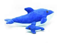 Dolphin with Baby, Stuffed, Super Soft, Toy, Kids, Gift, Plush Stuffed 15" CWG94