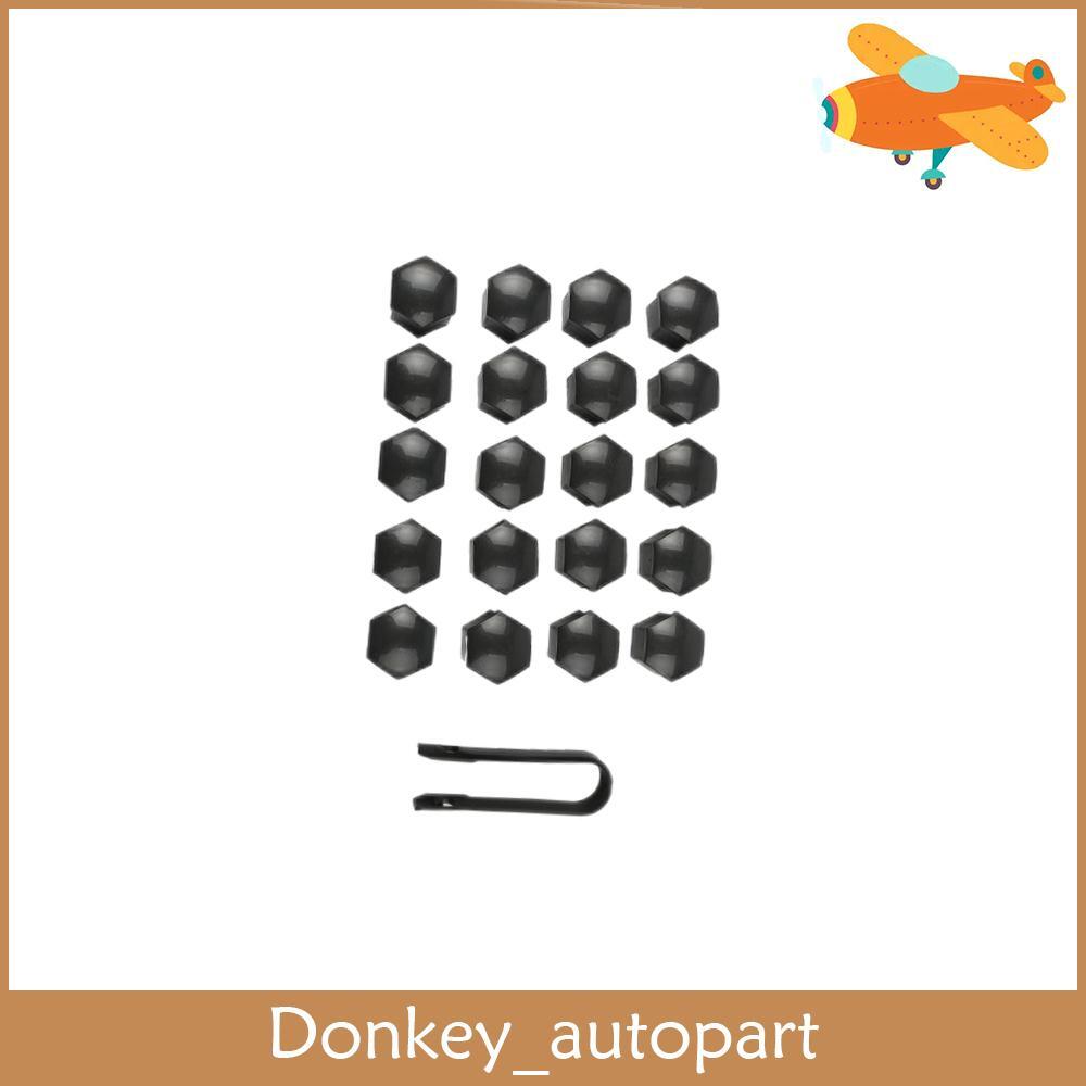 20 Wheel Lug Nut Cap with Removal Tool fits all vehicles with 19mm hex