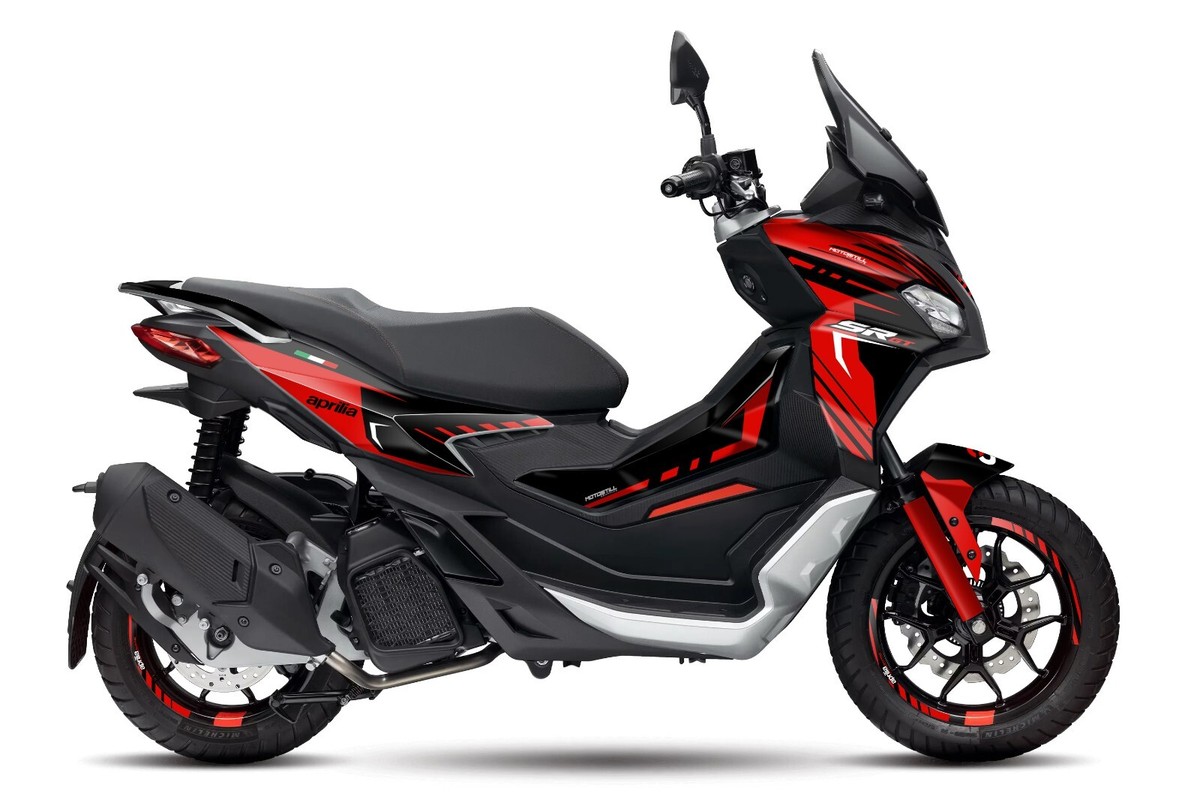 APRILIA SR GT 125 GRAPHIC STICKER SET - DECAL KIT | eBay