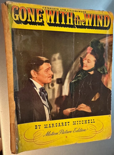"Gone with the Wind Motion Picture Edition" - Margaret Mitchell 1940 softcover