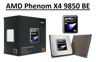 AMD Phenom X4 9850 BE Quad Core Processor 2.5 GHz, Socket AM2/AM2 ...