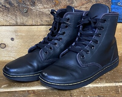 Martens Shoreditch Ankle Boots Womens Size US 38 EU Black Leather  Lace Up