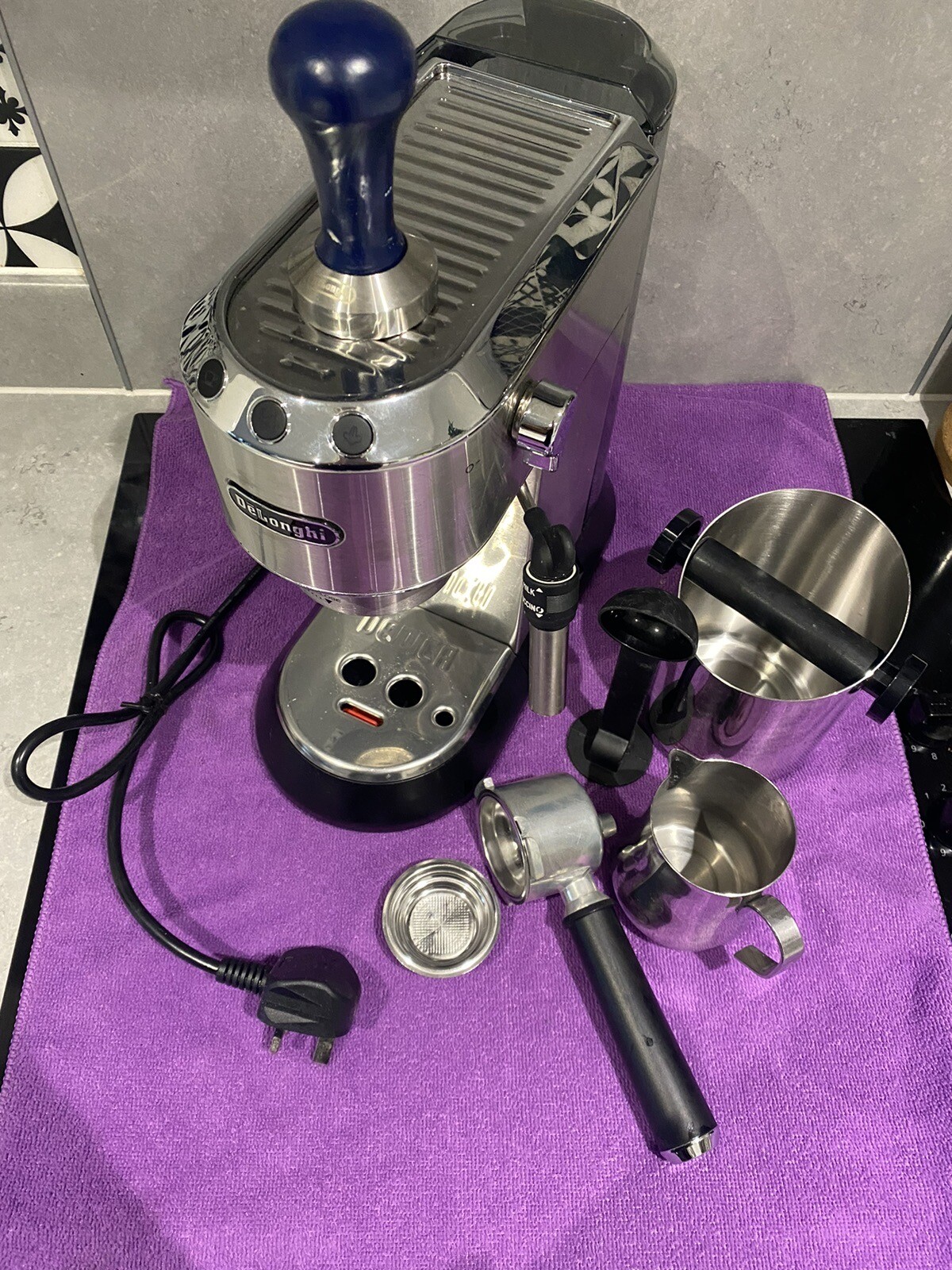 DeLonghi Dedica EC685.M 2 Cup Coffee Machine Silver eBay