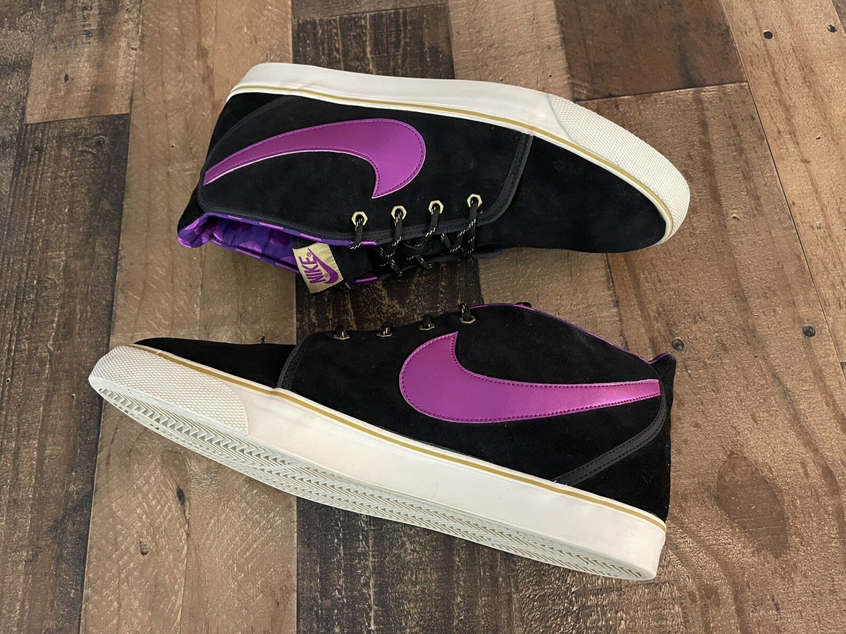 toko　SBE M NIKE Toki ND 385444-008 Black Purple Size 15 SB